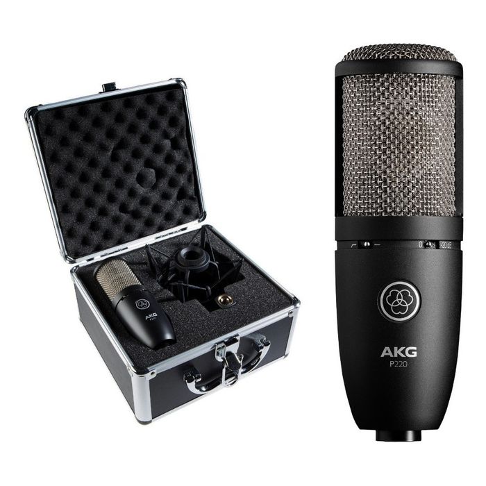 Microfono-Condensador-Akg-Perception-220-Soporte-Y-Valija