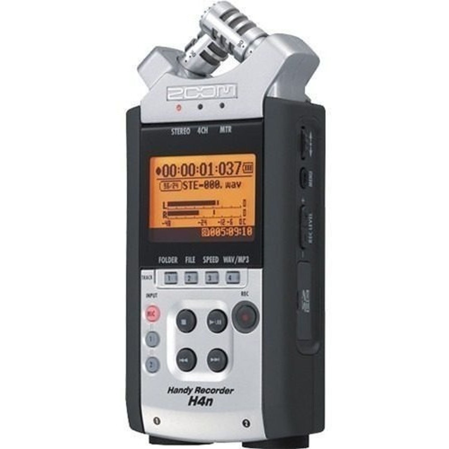 Grabador Portatil Zoom H4n Pro Estereo Mic Condenser Wav Mp3 Baires Rocks