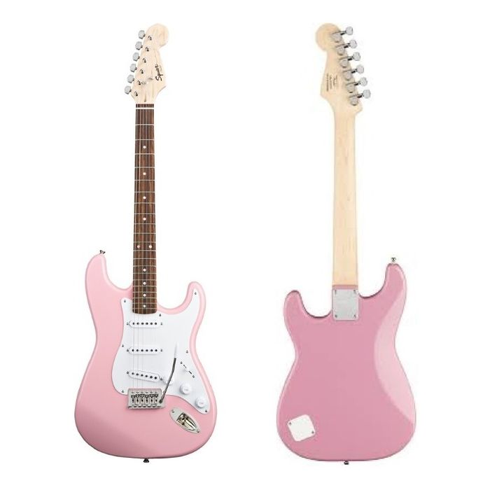 Guitarra-Electrica-Squier-Stratocaster-Squier-Mini-Rosa