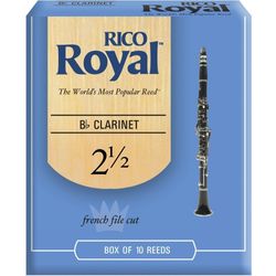 Cañas--Daddario-Rico-Royal-Para-Clarinete-Nº-2.5