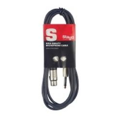Cable-Canon-Plug-Prfesional-Stagg-6mm-De-3-Mts