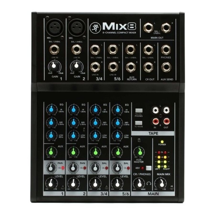 Consola-De-Mezclas-Mackie-Mix8-Compacta-8-Canales