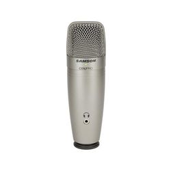 Microfono-Condenser-Samson-C01upro-Usb-Color-Plateado