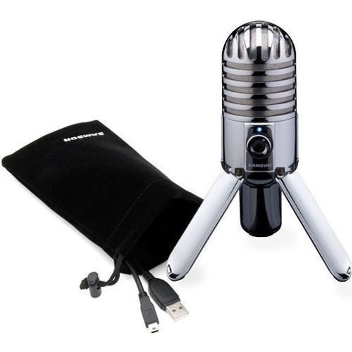 Microfono-Samson-Meteor-Vintage-Usb-Con-Tripode-Incluido-Modelo-Mtr