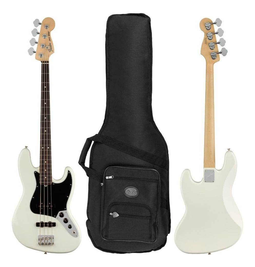 Fender Player Jazz Bass®, diapasón de arce, blanco