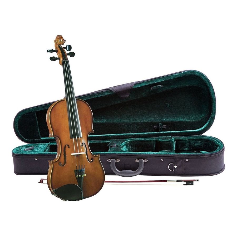 Violin-4-4-Cremona-Tallado-A-Mano-Tapa-De-Picea-Solida-De-Arce-Macizo-Cuello-Y-Scroll-Sv-130
