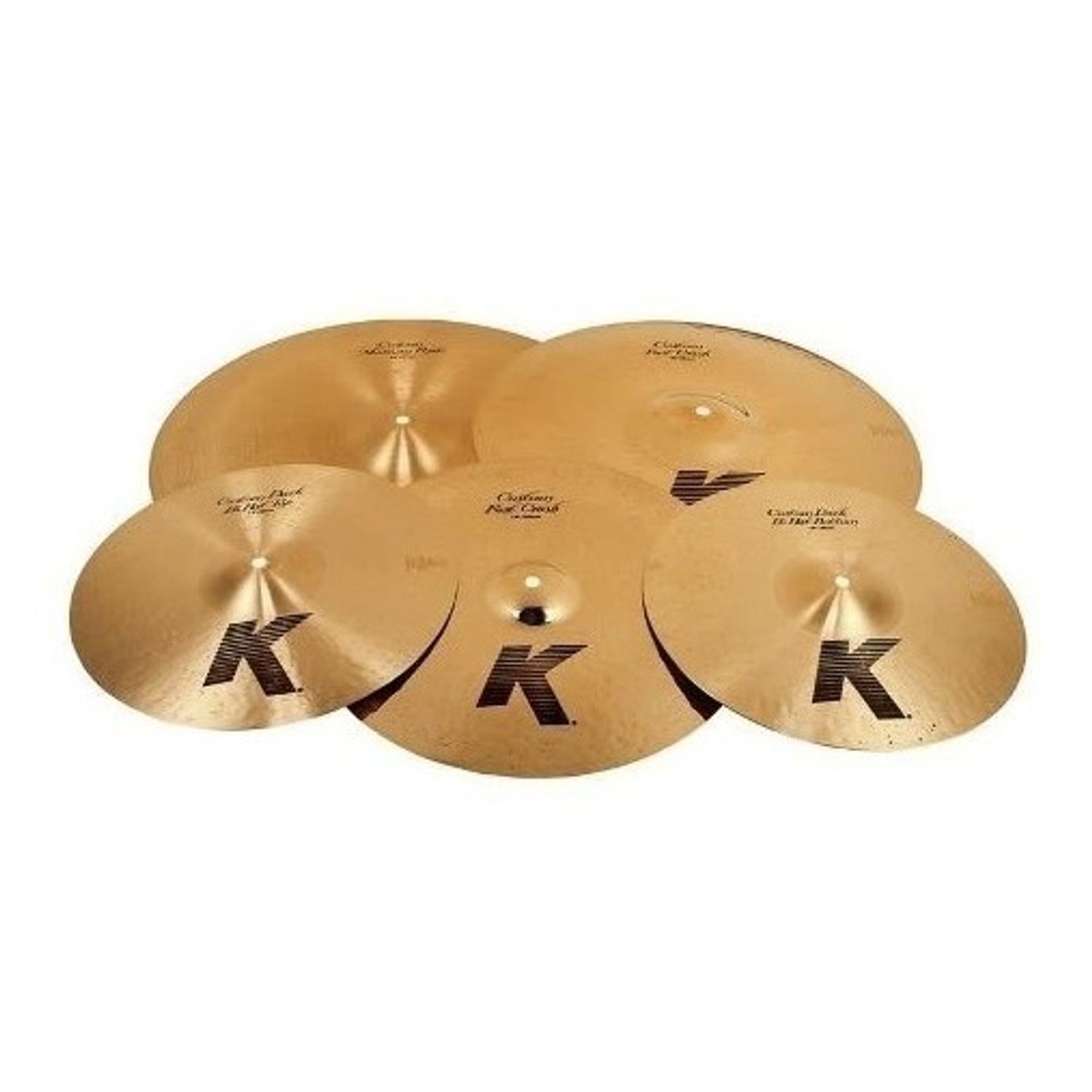 Set De Platillos K Custom Worship Dark Hi Hat + Crash + Ride Baires Rocks