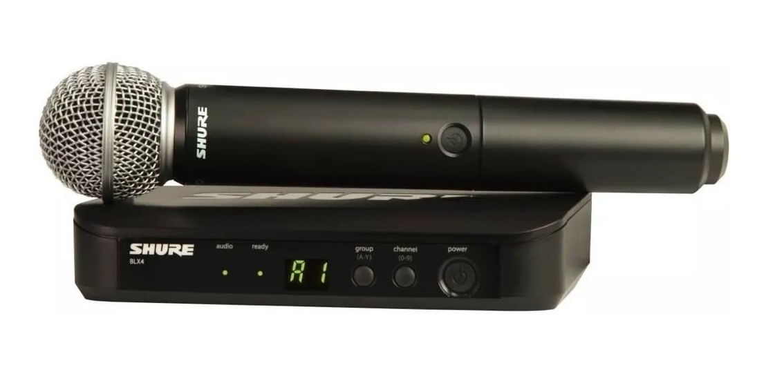 Shure BLX24R/SM58 Sistema inalámbrico con micrófono SM58 - Ultramar Audio