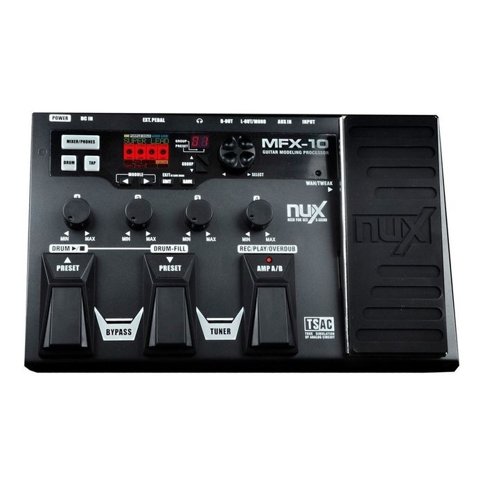 Pedalera-Multiefecto-Nux-Mfx-10-C-pedal-Expresion