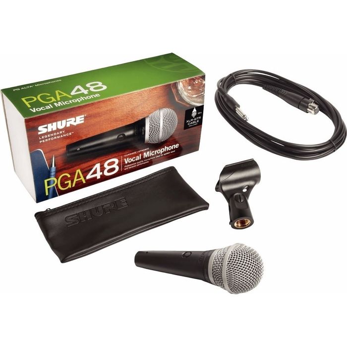 Microfono-Shure-Pga48-Vocal-Dinamico-Cardioide-Con-Cable