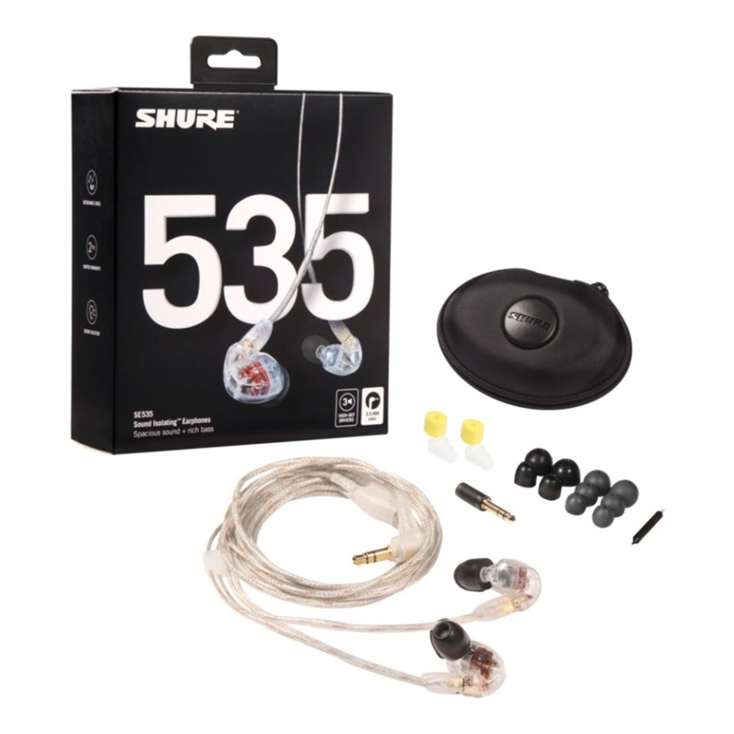 AudÃfonos In-ear Profesionales Shure Se535-cl Sound Isolatin - Baires Rocks in ear shure se535