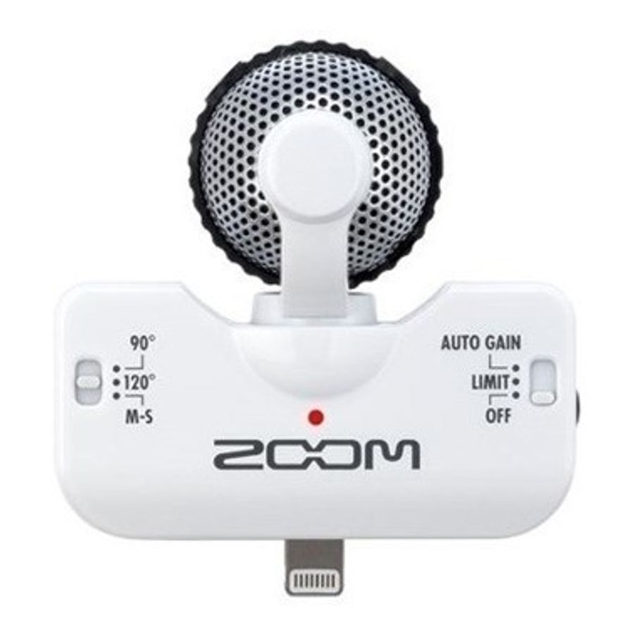 Microfono-Profesional-Zoom-Lq5-Para-iPhone-iPad-iPod-Blanco
