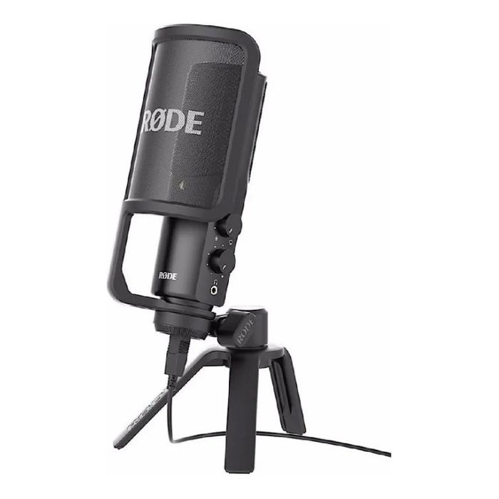 Microfono-De-Estudio-Rode-Usb---Clip---Pie-Y-Pop-Shield