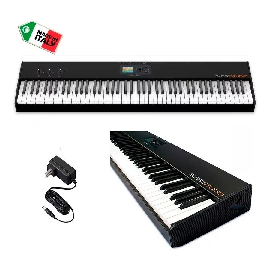 Piano-Controlador-Teclas-Pesadas-Studiologic-Sl88-Studio