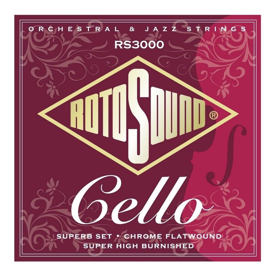 Encordado-Para-Cello-Rotosound-Rs3000-Serie-Profesional-Calibres-022-063-Violoncello