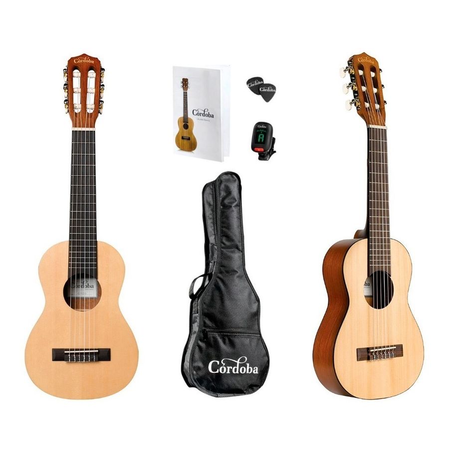 Guitarra-Viaje-Guitalele-Cordoba-Gp100-Caoba-Afinador-Funda