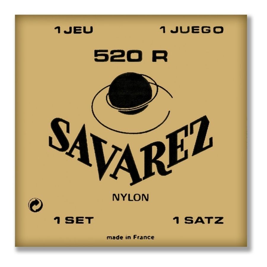 Encordado-Savarez-520r-Nylon-Tension-Normal-Guitarra-Clasica