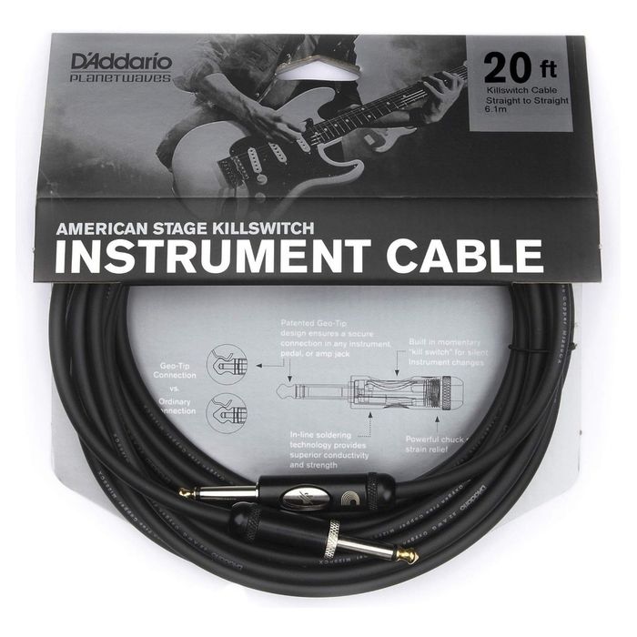 Cable-De-Instrumentos-Daddario-Pw-amsk-20-Angular-65-Metros