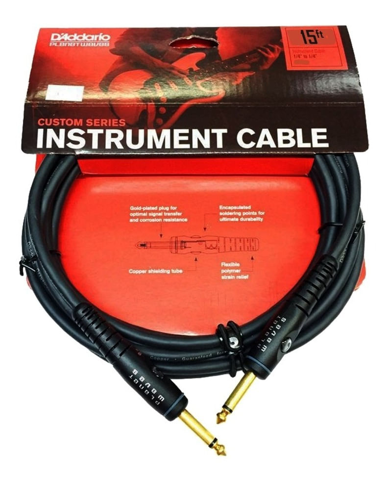 D'Addario PW-AGL-15 Câble pour Instrument 