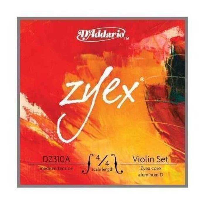 Encordado-Para-Violin-4-4-Daddario-Zyex-Re-Entorchada-En-Alumio-Tension-Media
