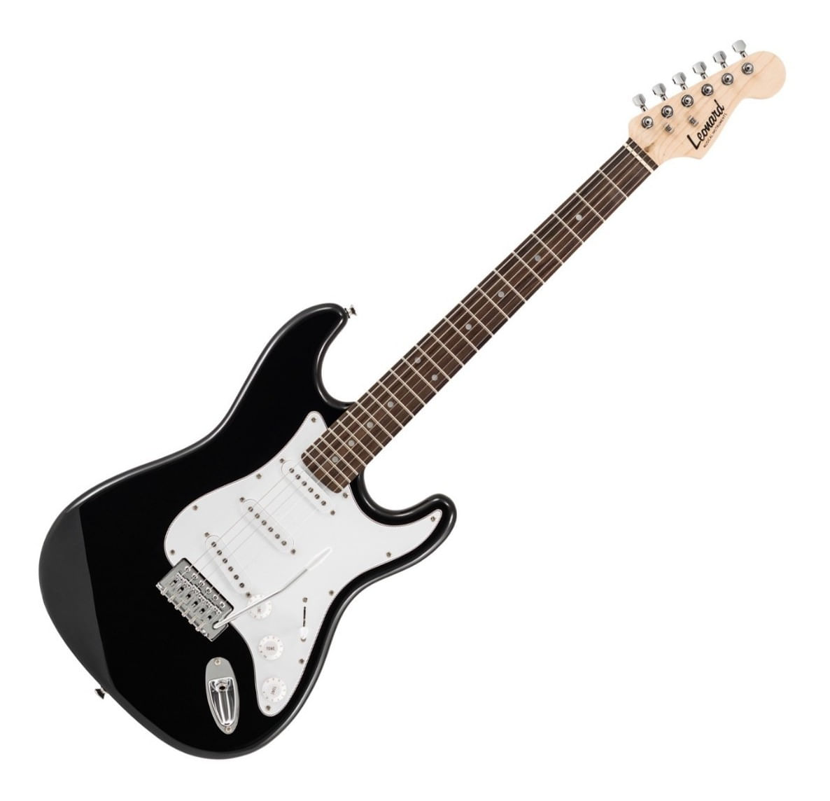 Guitarra Electrica Leonard Le362 Tipo Stratocaster Con Palanca Y Cable  Microfonos Sss De 21 Trastes Con Puente Tremolo - Baires Rocks