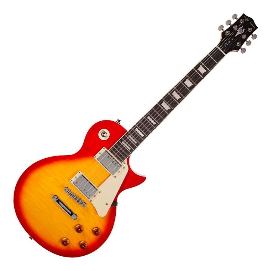 Guitarra Electrica Jay Turser Les Paul 220cs Cherry Sunburst Baires Rocks
