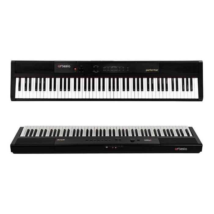 Combo-Piano-88-Teclas-Sensitivo-Artesia-Pedal-Funda-Soporte
