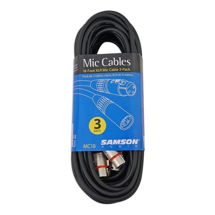 Pack-X-3-Cables-Canon-Canon-Samson-6-Metros-Para-Microfono