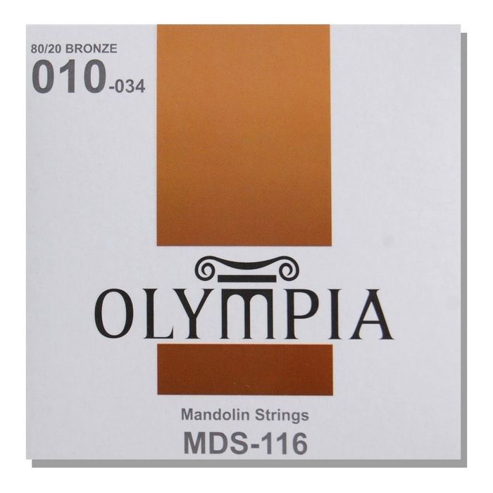 Encordado-Para-Mandolina-Olympia-Mds116-Fabricadas-En-Bronze-Calibres-010-034-Forma-Hexagonal-Uniforme-De-Tension-Normal
