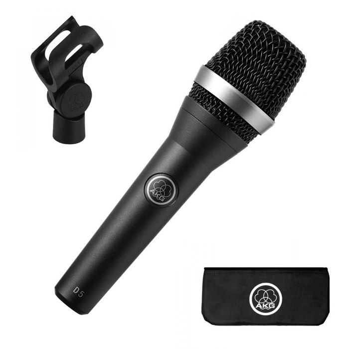 Microfonos-Para-Voces-Akg-D5-Combo-Con-Soporte-Y-Cable