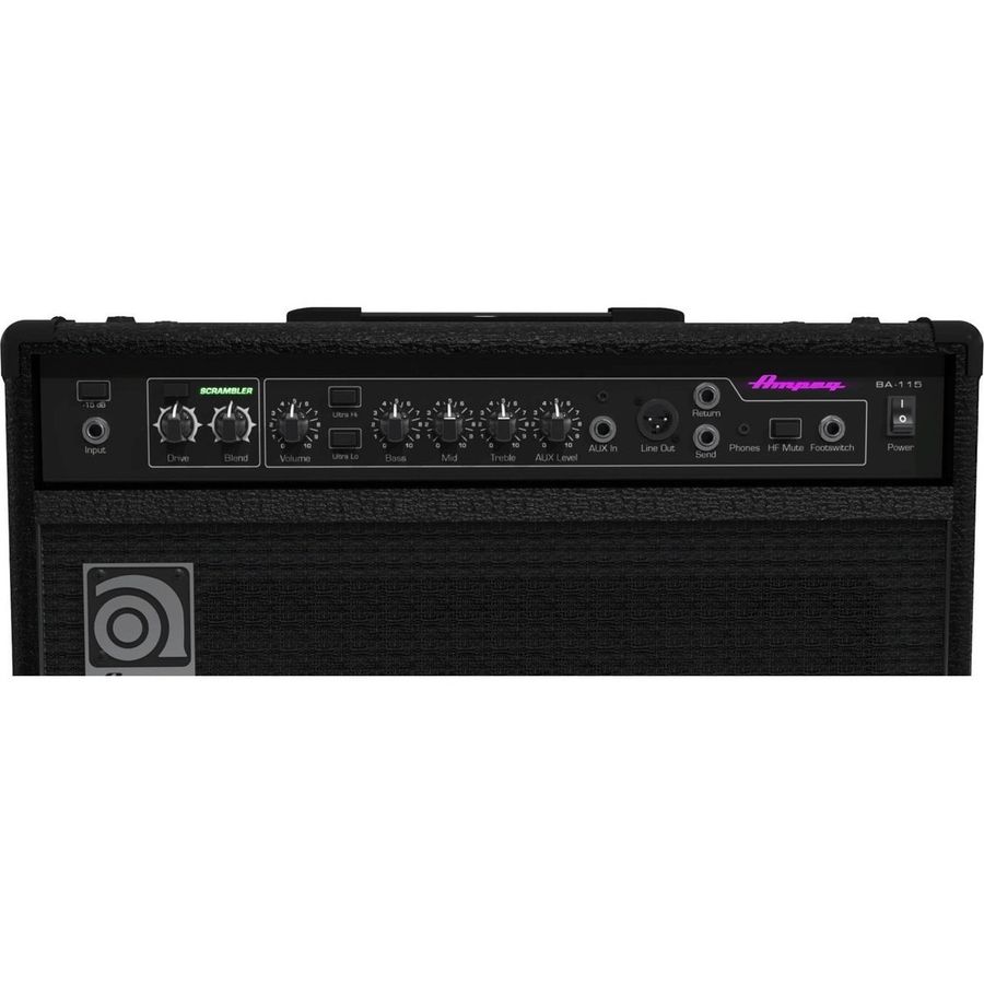 Amplificador Para Bajo Ampeg Ba115 V2 De 150 Watts Overdrive Baires Rocks