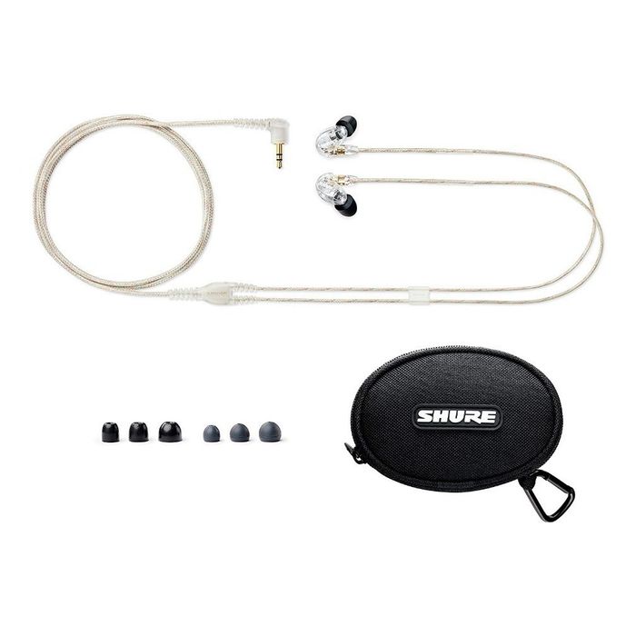 Auricular-Intraural-Shure-Se215-Clear-Con-Cable-Removible