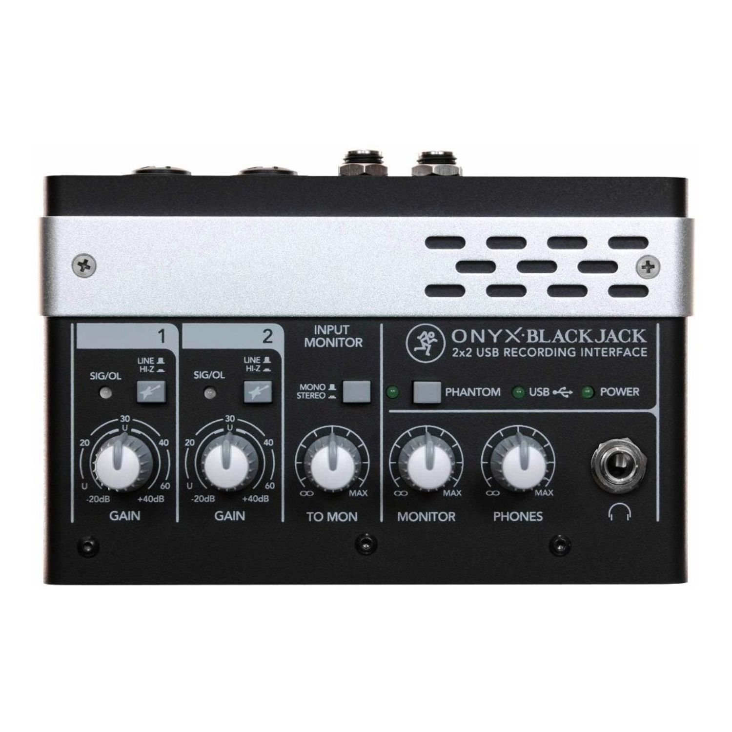 mackie onyx blackjack 2x2 usb recording audio interface