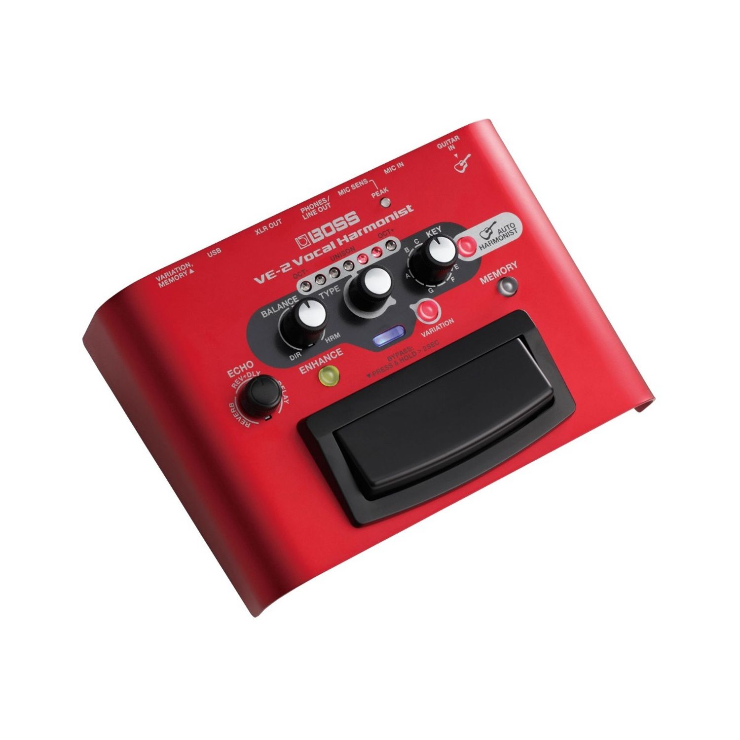 Pedal Efecto Boss Vocal Harmonist Ve2 Para Voz Armonizador Baires Rocks