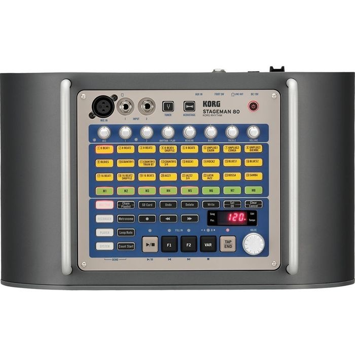Amplificador-Korg-Portatil-Con-Ritmos-Grabador-Sd-80-Watts
