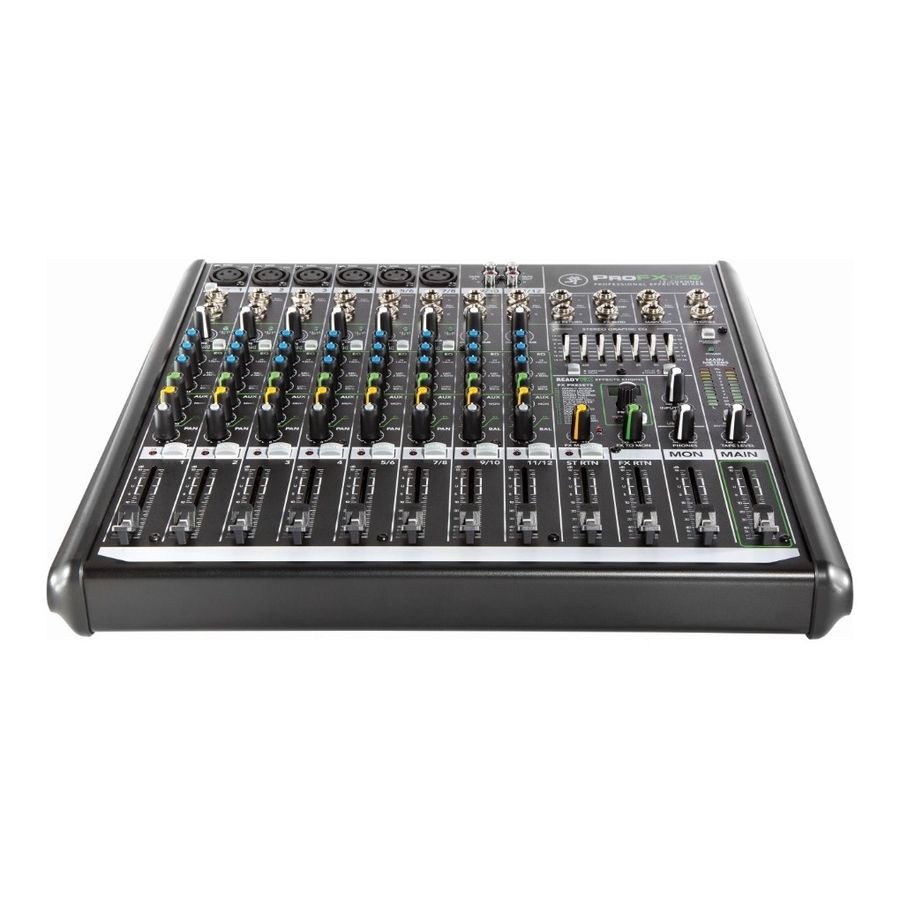 Mixer 12 Canales Mackie Proffx12v2 Eq Grafico 7 Bandas Baires Rocks