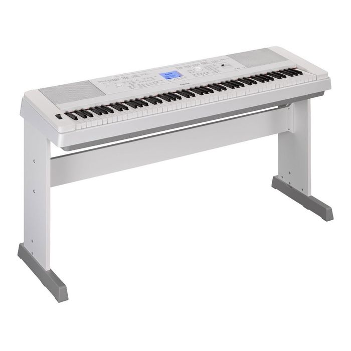Piano-Electrico-Yamaha-Dgx660-88-Teclas-Con-Mueble---Blanco
