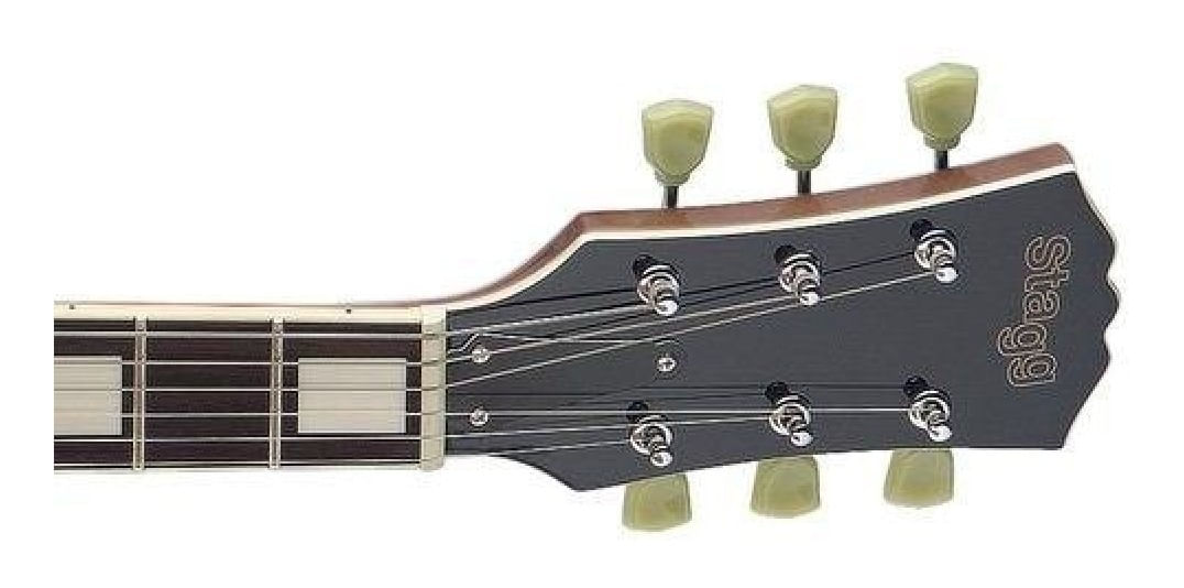 Guitarra Eléctrica Stagg Selzebbk Les Paul Black - Baires Rocks