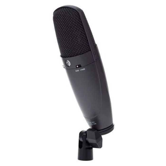 Microfono--Shure-Skm32-Condenser-Diaframa-Grande-C--Soporte
