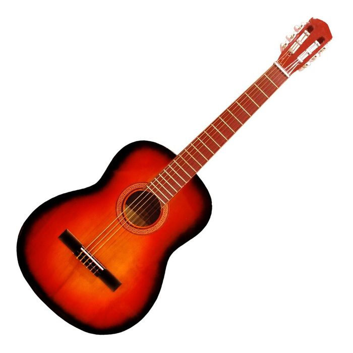 Guitarra-Criolla-Clasica-Radalj-De-Estudio-Tamaño-3-4-Mediana-Con-Funda-Incluida-Cuerpo-Pino-Laminado-Ideal-Para-Chicos