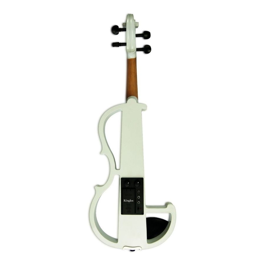Violin Electrico 4/4 Blanco Kinglos Dszb00 Baires Rocks