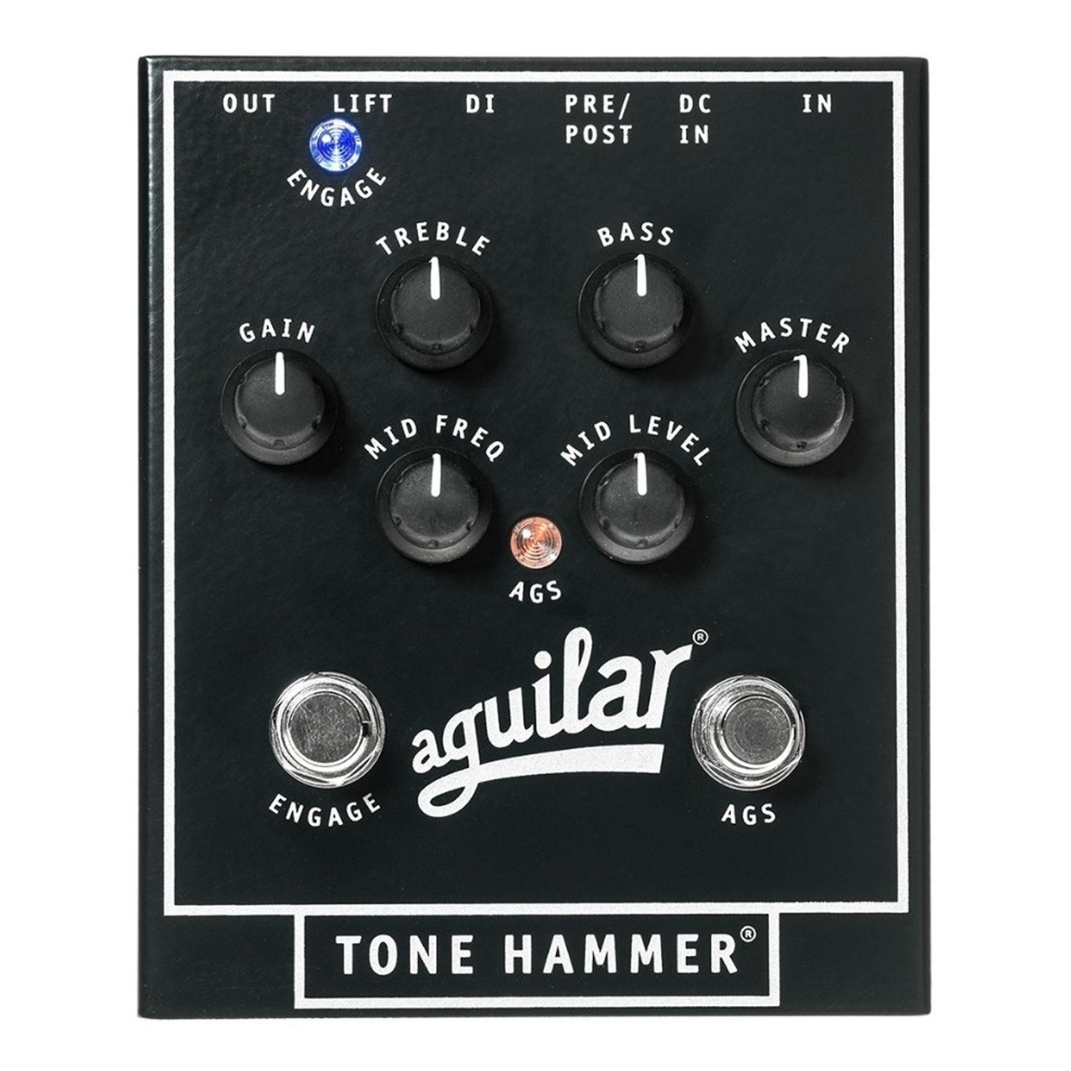 Pedal Para Bajo Aguilar Tone Hammer Di Caja Directa Preampl Baires Rocks