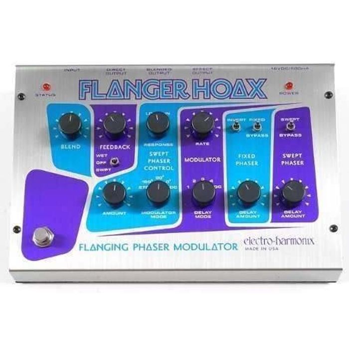 Pedal-Efecto-Modulador-Electro-Harmonix-Phaser-Flanger-Hoax