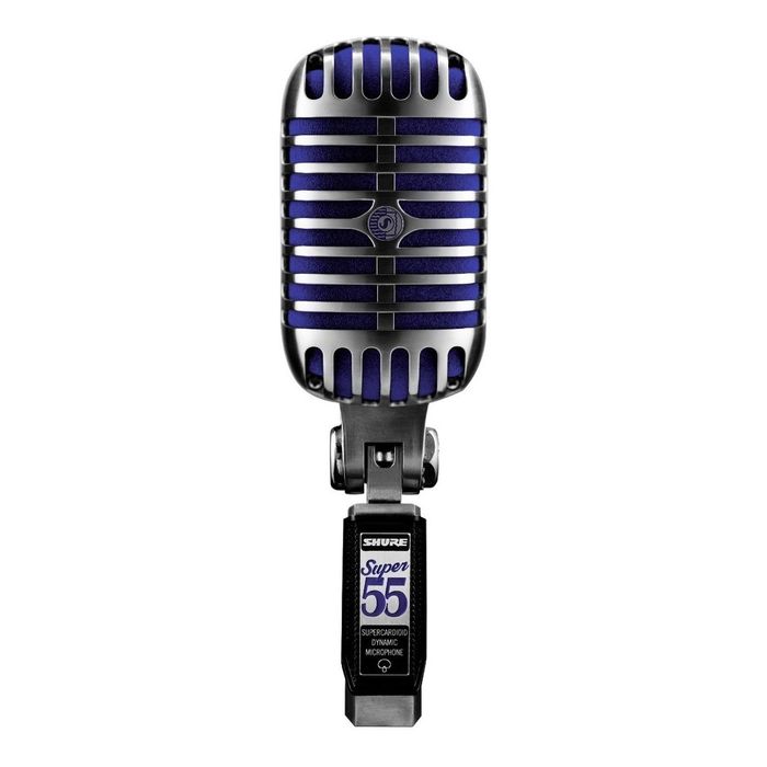 Microfono-Shure-Super-55-Estilo-Vintage-Con-Soporte-Y-Cable-Elvismic