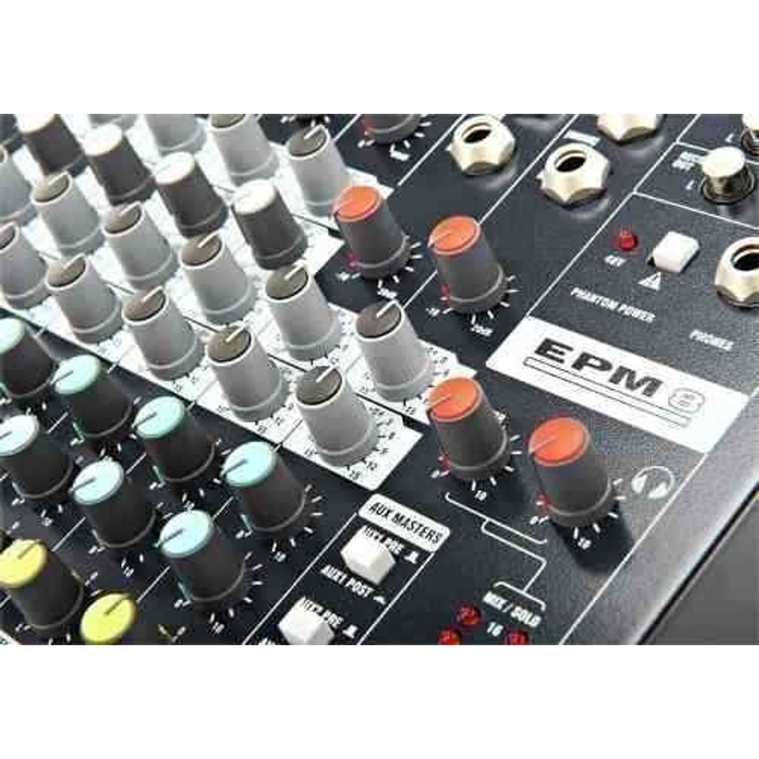 Consola Soundcraft Epm 8 Mixer De 10 Canales Phantom Fadrs Baires Rocks