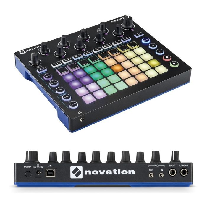 Controlador-Novation-Circuit-Groovebox-Usb-Midi-Sinte-Dj