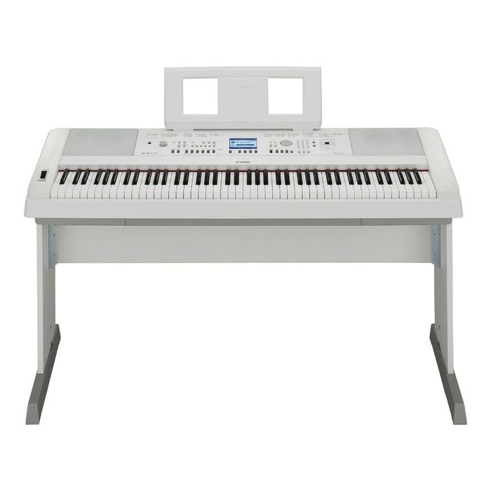 Piano-Electrico-Yamaha-Dgx660-88-Teclas-Con-Mueble---Blanco
