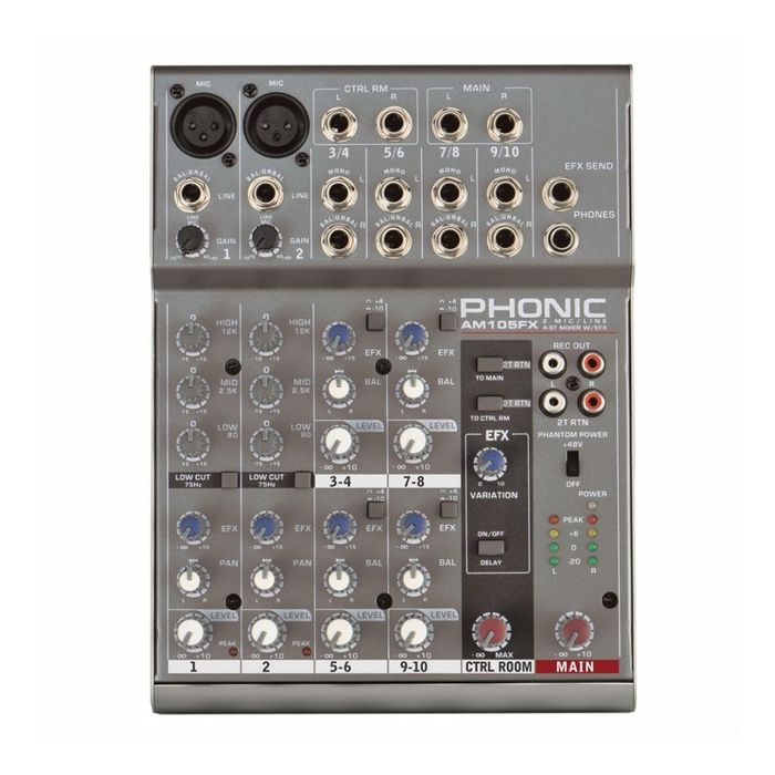 Consola-Mixer-Phonic-Am-105fxu-Compacto-2in-Mic-linea-Efx