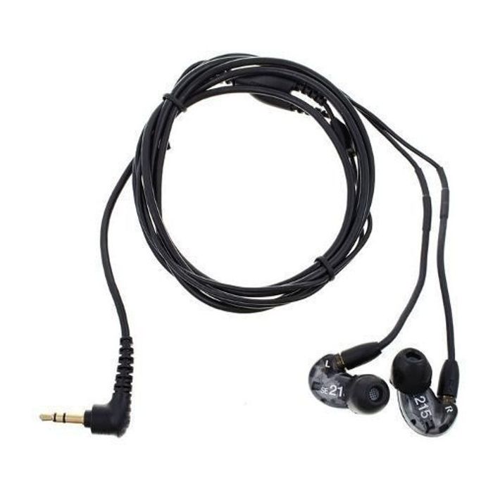 Auricular-Profesional-Shure-Se215-Cable-Removible-En-Negro