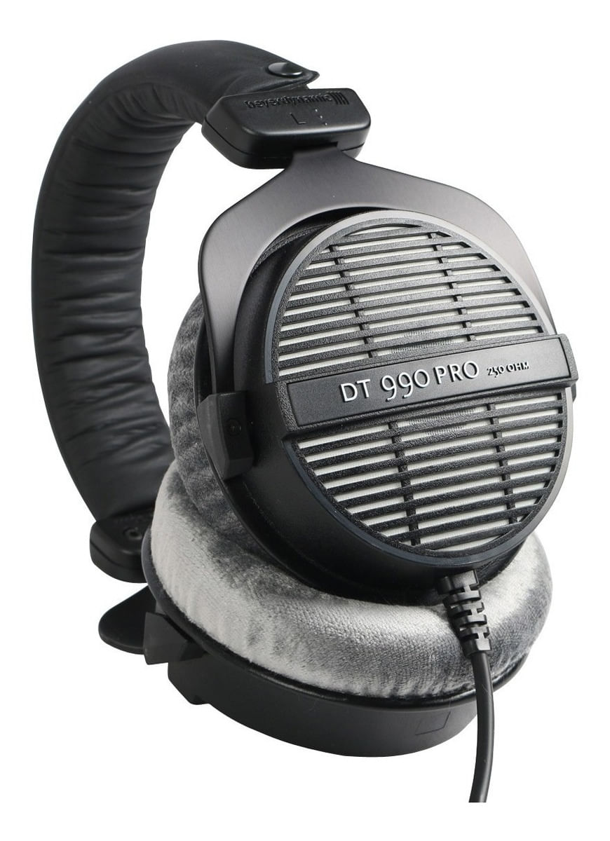 Beyerdynamic DT 990 PRO - Auriculares de diadema para monitor de estudio  (estéreo, con cable) : Instrumentos Musicales 